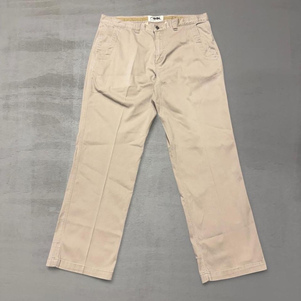 Mountain Khakis Teton Twill Pants Tan Cotton Blend Straight Leg 38 x 32